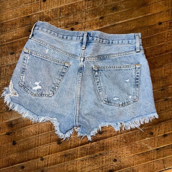 Agolde Parker cutoff raw hem size 26 normcore designer shorts - Picture 4 of 6